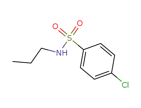 Molecular Structure of 28860-18-6 (4-Chloro-N-propylbenzenesulfonamide)