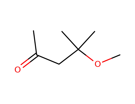 Molecular Structure of 107-70-0 (4-METHOXY-4-METHYL-2-PENTANONE)