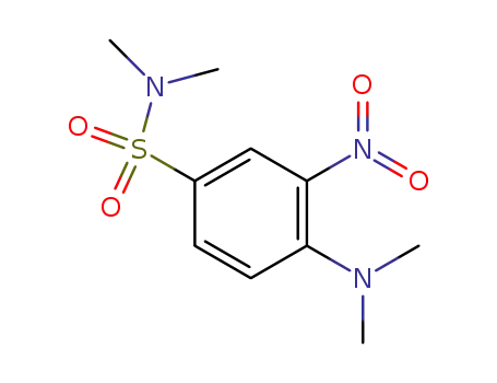 Molecular Structure of 81676-66-6 (N,N-dimethyl-4-dimethylamino-3-nitrobenzenesulfonamide)