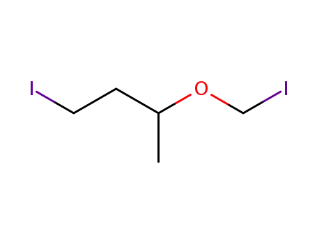 Molecular Structure of 130824-88-3 (1-Iodo-3-iodomethoxy-butane)