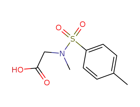 Molecular Structure of 2644-99-7 (METHYL-(TOLUENE-4-SULFONYL)-AMINO]-ACETIC ACID)