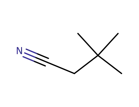 Molecular Structure of 3302-16-7 (3,3-DIMETHYLBUTYRONITRILE)