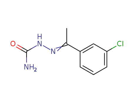 Hydrazinecarboxamide,2-[1-(3-chlorophenyl)ethylidene]- cas  14760-30-6