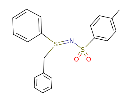 Benzenesulfonamide,4-methyl-N-[phenyl(phenylmethyl)-l4-sulfanylidene]-