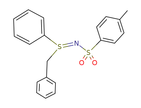 Molecular Structure of 24702-30-5 (S-Benzyl-S-phenyl-N-tosylsulfilimine)