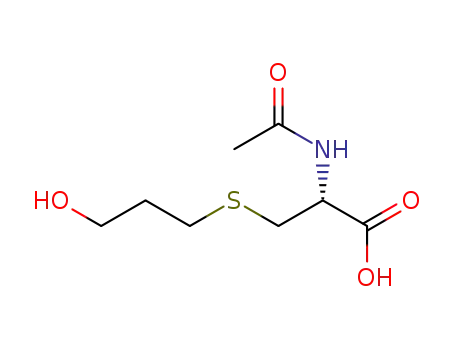 Molecular Structure of 23127-40-4 (N-ACETYL-S-(3-HYDROXYPROPYL)CYSTEINE)