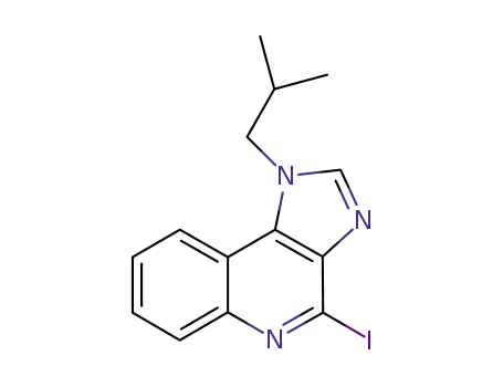 Molecular Structure of 896106-15-3 (4-iodo-1-isobutyl-1H-imidazo-[4,5-c]-quinoline)