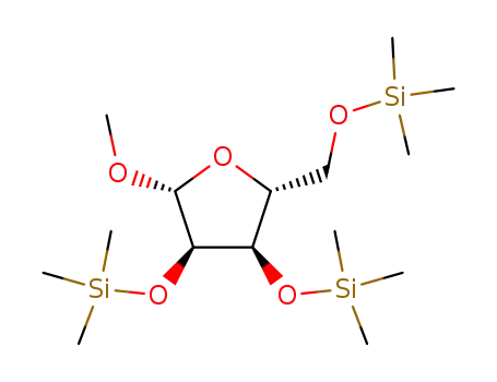 .alpha.-D-Ribofuranoside, methyl 2,3,5-tris-O-(trimethylsilyl)-