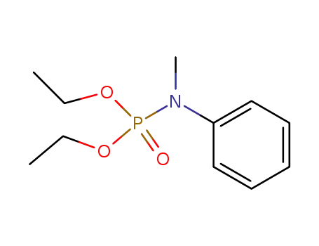Molecular Structure of 52670-78-7 (diethyl methyl(phenyl)amidophosphate)