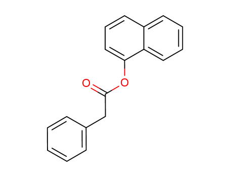 Molecular Structure of 93654-98-9 (Benzeneacetic acid, 1-naphthalenyl ester)