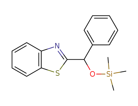 2-<Phenyl(trimethylsiloxy)methyl>benzothiazol