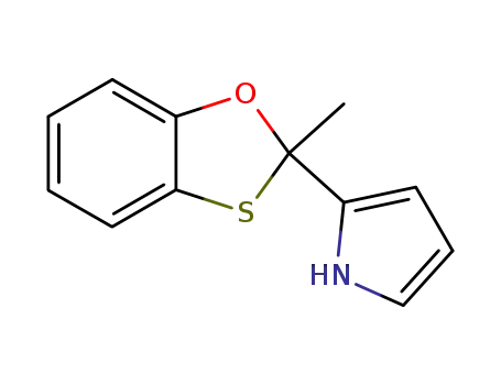 Molecular Structure of 112816-55-4 (2-(2-Methyl-benzo[1,3]oxathiol-2-yl)-1H-pyrrole)