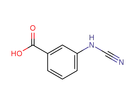 Molecular Structure of 183430-27-5 (3-cyanoamino-benzoic acid)