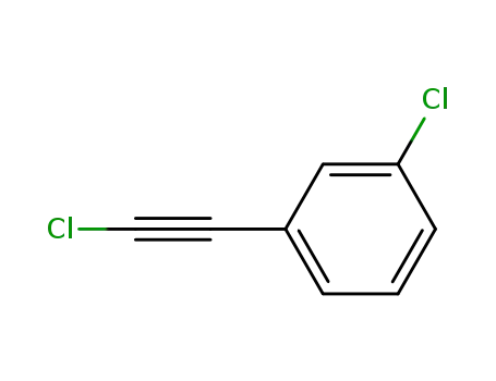 Molecular Structure of 84553-19-5 (Benzene, 1-chloro-3-(chloroethynyl)-)