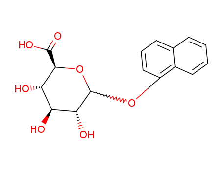 Molecular Structure of 17238-47-0 (1-Naphthyl Glucosiduronic Acid)