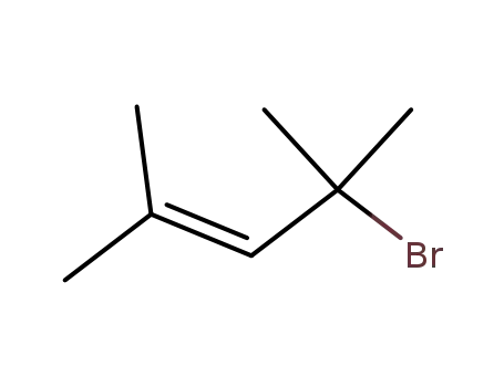 Molecular Structure of 22074-61-9 (2-Pentene, 4-bromo-2,4-dimethyl-)