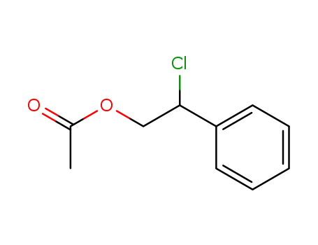 Benzeneethanol, b-chloro-, acetate