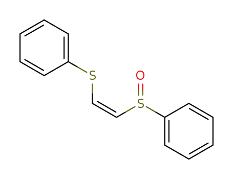 Molecular Structure of 848412-25-9 (Benzene, [[(Z)-[(phenylsulfinyl)methylene]methyl]thio]-)