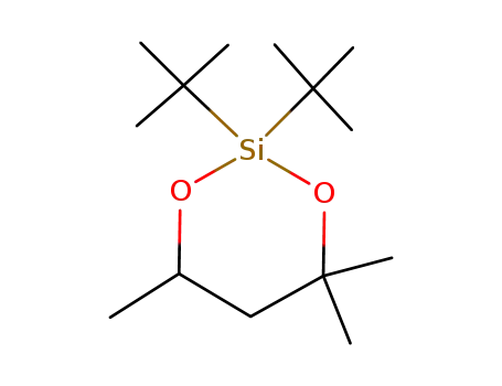 Molecular Structure of 85272-43-1 (2,2-Di-tert-butyl-4,4,6-trimethyl-[1,3,2]dioxasilinane)