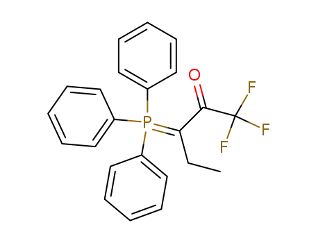 Molecular Structure of 144038-02-8 (2-Pentanone, 1,1,1-trifluoro-3-(triphenylphosphoranylidene)-)