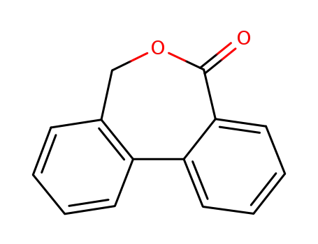 Molecular Structure of 4445-34-5 (Dibenz(c,e)oxepine-5(7H)-one)