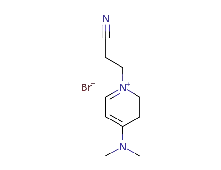 Molecular Structure of 130671-19-1 (1-(2-Cyano-ethyl)-4-dimethylamino-pyridinium; bromide)