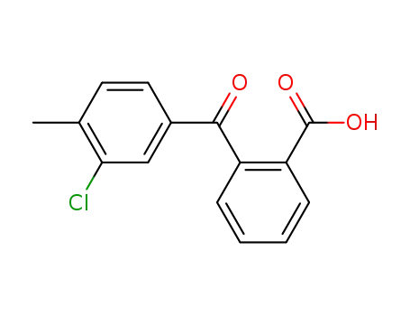 Molecular Structure of 15254-27-0 (2-(3-chloro-4-toluoyl)benzoic acid)