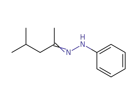 Molecular Structure of 6228-39-3 (1-(4-methylpentan-2-ylidene)-2-phenylhydrazine)