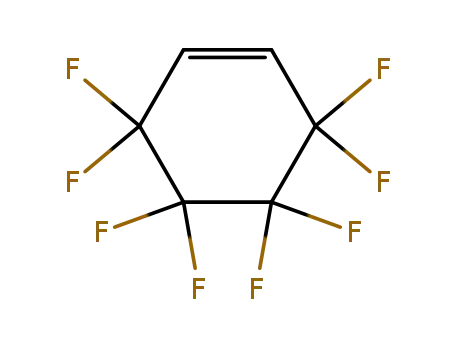Molecular Structure of 775-40-6 (3,3,4,4,5,5,6,6-octafluorocyclohexene)