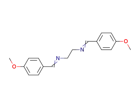 Molecular Structure of 5428-32-0 (1,2-Ethanediamine,N1,N2-bis[(4-methoxyphenyl)methylene]-)