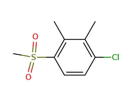 Molecular Structure of 250593-01-2 (2,3-dimethyl-4-methanesulfonyl-1-chlorobenzene)