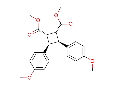 dimethyl (1R*,2S*,3R*,4S*)-3,4-bis(4-methoxyphenyl)cyclobutane-1,2-dicarboxylate