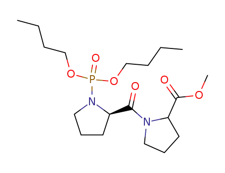 N-<N'-(dibutyloxyphosphinyl)prolyl>proline methyl ester