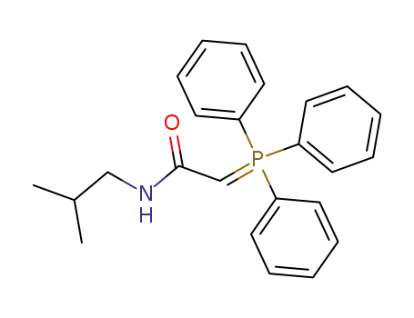 Molecular Structure of 62826-50-0 (Acetamide, N-(2-methylpropyl)-2-(triphenylphosphoranylidene)-)