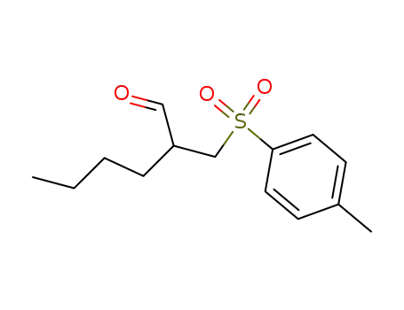 Molecular Structure of 361373-81-1 (2-(tosylmethyl)-hexanal)