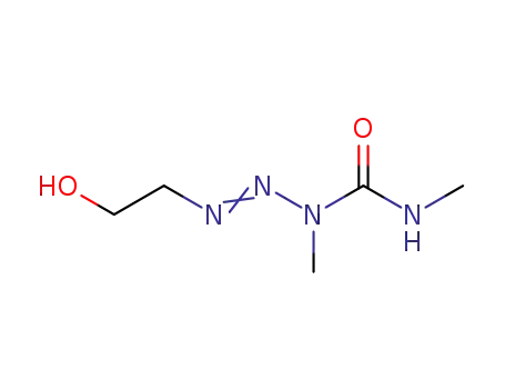 Molecular Structure of 113274-28-5 (2-Triazene-1-carboxamide, 3-(2-hydroxyethyl)-N,1-dimethyl-)