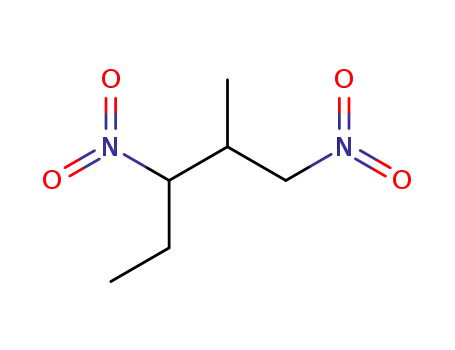 Molecular Structure of 99115-57-8 (2-methyl-1,3-dinitro-pentane)