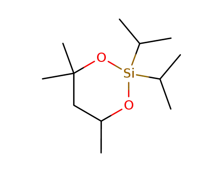 Molecular Structure of 85272-42-0 (2,2-Diisopropyl-4,4,6-trimethyl-[1,3,2]dioxasilinane)