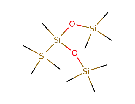 Molecular Structure of 99532-16-8 (bis(trimethylsiloxy)(trimethylsilyl)methylsilane)