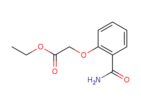 Molecular Structure of 90074-90-1 (Essigsure, [2-(aminocarbonyl)phenoxy]-, ethylester)