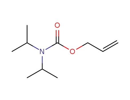 Molecular Structure of 74562-19-9 (Carbamic acid, bis(1-methylethyl)-, 2-propenyl ester)
