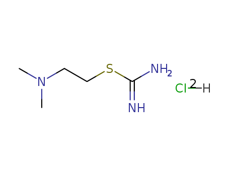 Carbamimidothioic acid,2-(dimethylamino)ethyl ester, hydrochloride (1:2) cas  16111-27-6