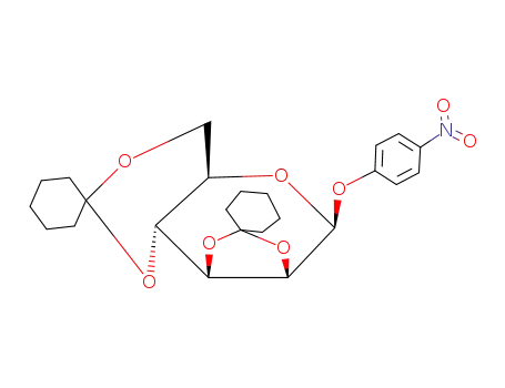 β-<(4-Nitro-phenyl)-2,3:4,6-di-O-cyclohexyliden-D-mannopyranosid>