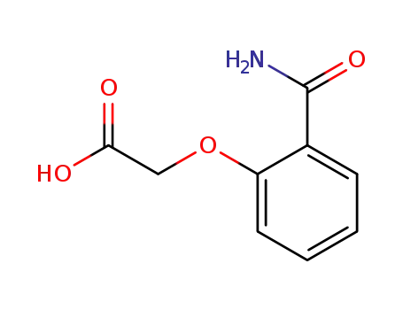 Molecular Structure of 25395-22-6 ((2-CARBAMOYLPHENOXY)ACETIC ACID)