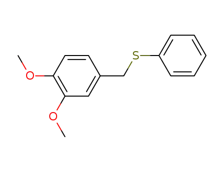Molecular Structure of 83318-94-9 ((3,4-dimethoxybenzyl)(phenyl)sulfane)