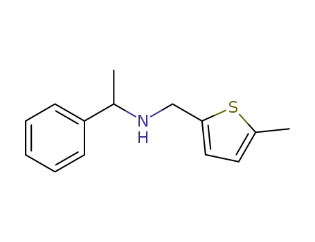 N-[(5-methyl-2-thienyl)methyl]-N-(1-phenylethyl)amine