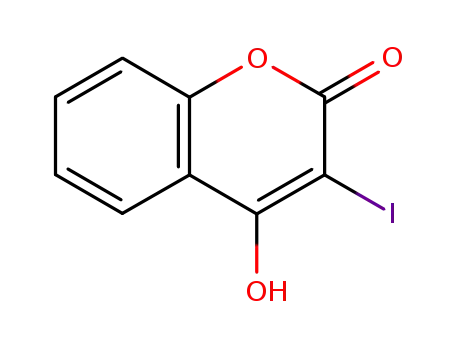 3-iodo-4-hydroxycoumarin