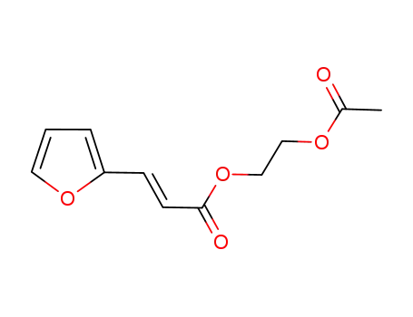 2-(acetyloxy)ethyl (2E)-3-(2-furyl)prop-2-enoate