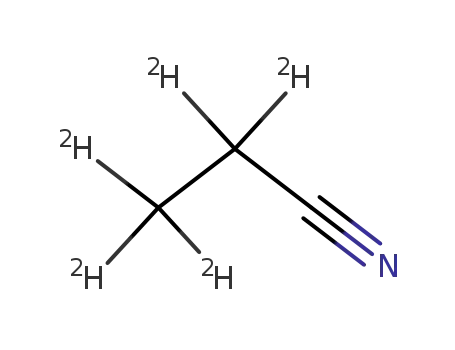 Molecular Structure of 10419-75-7 (PROPIONITRILE-D5)