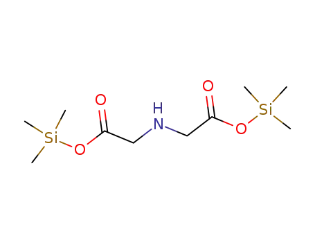 Molecular Structure of 68490-22-2 (Glycine, N-[2-oxo-2-[(trimethylsilyl)oxy]ethyl]-, trimethylsilyl ester)